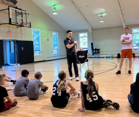 Guest coach teaching LAB Elite players