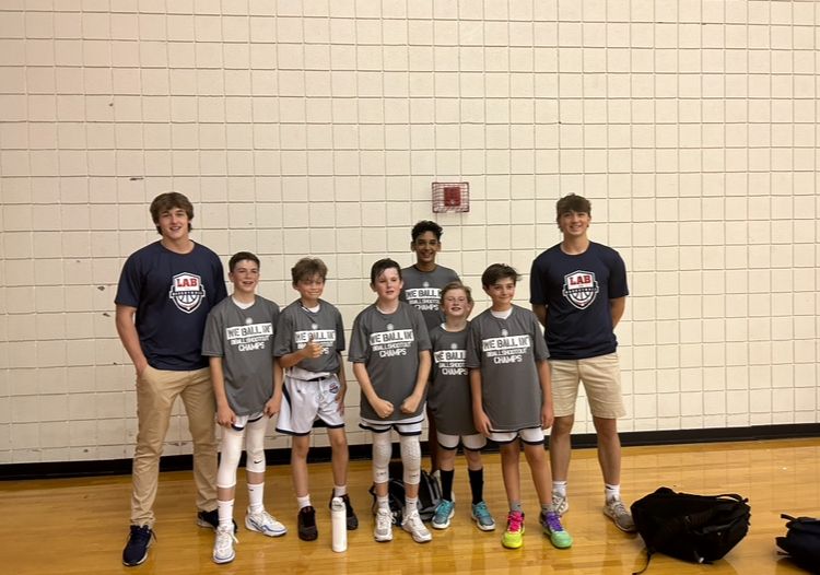 LAB Elite players in team shirts